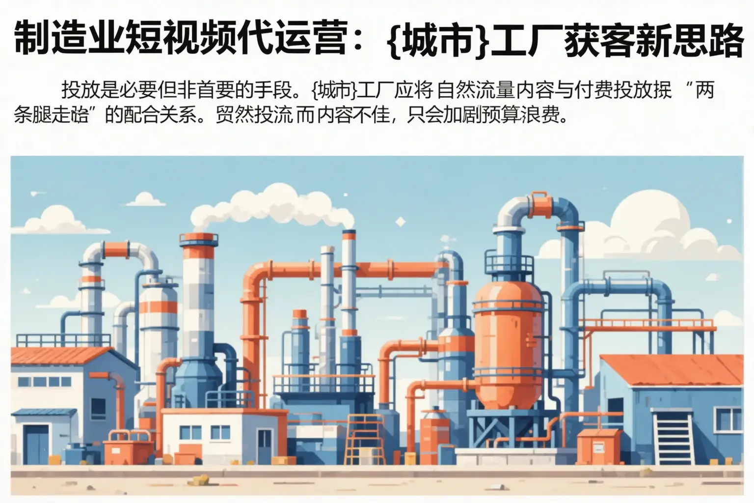 制造业短视频代运营：海安工厂获客新思路